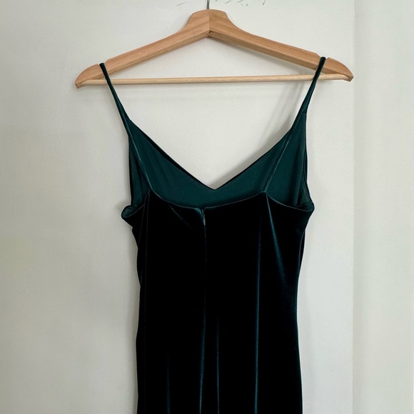 Betsy Adam Velvet Slip Dress - Picture 5 of 6